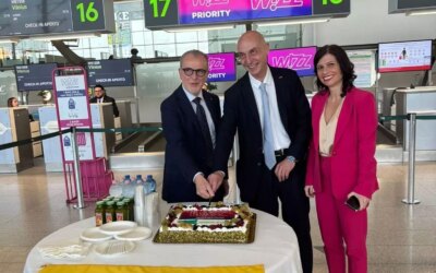 Inaugurata la nuova rotta di Wizz Air Catania-Vilnius, è il primo volo diretto Sicilia-Lituania